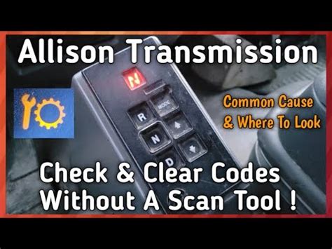 To <strong>reset</strong> the fault <strong>code</strong> on an <strong>Allison transmission</strong>, you have to be sure that you are identifying the right fault. . How to reset allison transmission codes